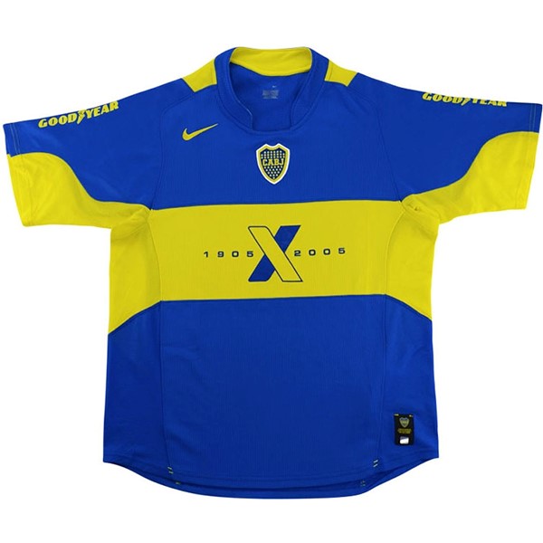 Thailandia Maglia Boca Juniors Prima Retro 2005 Blu